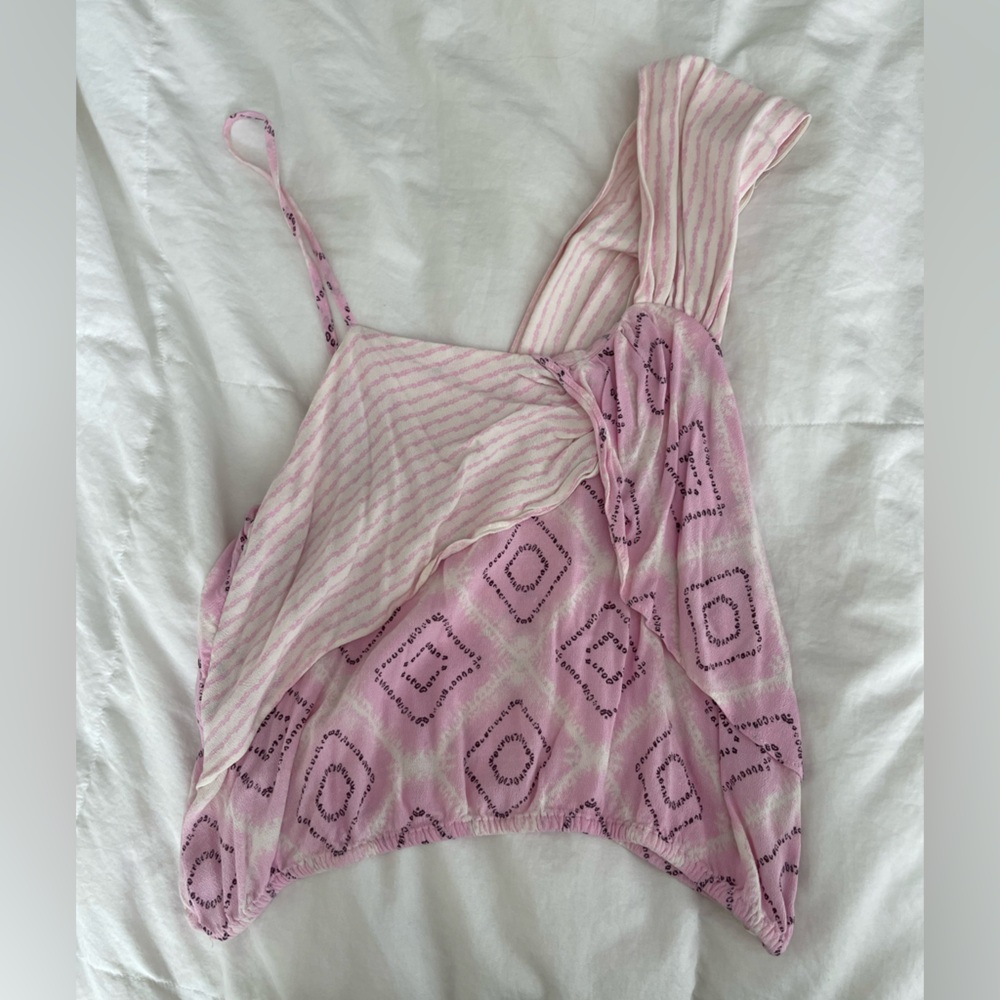 Free people pink tank top